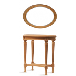 Table Ovale avec cadre à...